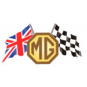 MG left Flags Laminated decal