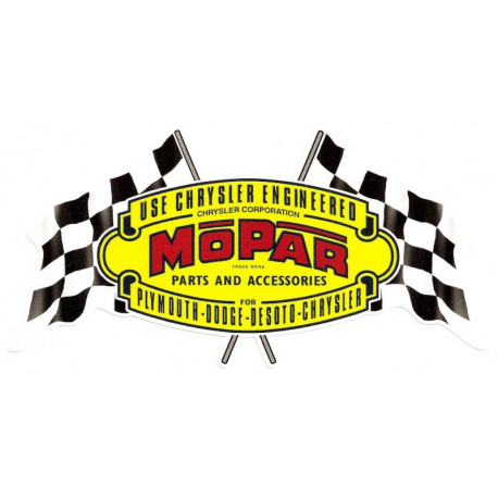  MOPAR Sticker UV 150mm x 75mm     