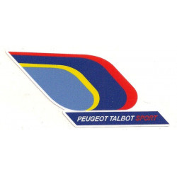  PEUGEOT TALBOT SPORT Pin Up  Sticker UV 150mm x 95mm       