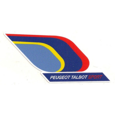  PEUGEOT TALBOT SPORT Pin Up  Sticker UV 150mm x 95mm       