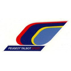  PEUGEOT TALBOT SPORT Sticker UV 75mm x 34mm       