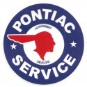 PONTIAC Service Sticker vinyle laminé