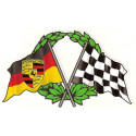 PORSCHE flags Sticker