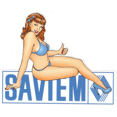  SAVIEM Sticker UV 150mm x 47mm                                                   