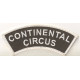 Ecusson tissus " CONTINENTAL CIRCUS "