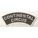  " CONTINENTAL CIRCUS " Embroidered badge 115mm x 39mm