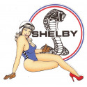 SHELBY COBRA right Pin Up Laminated decal