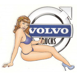 VOLVO Truck Pin Up laminated decal