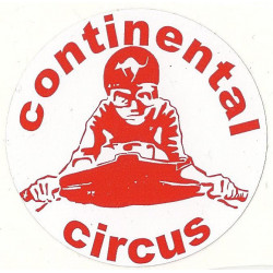  CONTINENTAL CIRCUS   Sticker 54mm