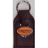 TRIUMPH moto Key fobs, porte cles email cuir 