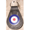 MODS Key fobs, porte cles email cuir 