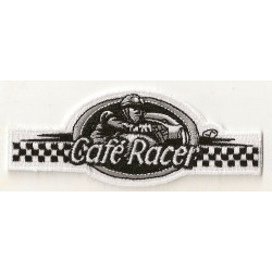 Café Racer 110mm x 40mm embroidered badge