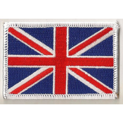 UK Embroidered badge 75mm x 50mm