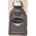 TRIUMPH  Key fobs, porte cles email cuir 