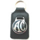 AC  porte cles email cuir 
