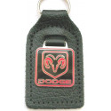 DODGE  LEATHER KEYRING