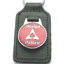 DODGE  LEATHER KEYRING