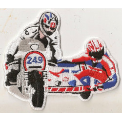 SIDE CAR Embroidered badge