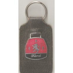 FIAT LEATHER KEYRING