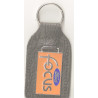 FORD FOCUS LEATHER KEYRING red