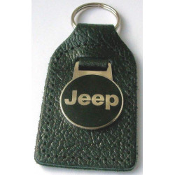 JEEP  porte cles email cuir 