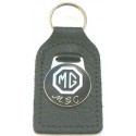 MGC   porte cles email cuir 