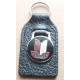 TRIUMPH black LEATHER KEYRING