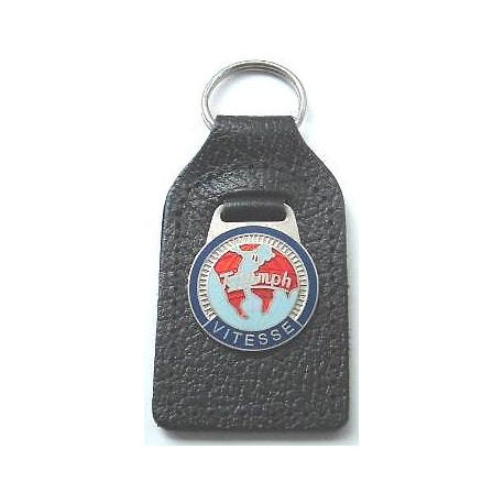 TRIUMPH Vitesse red LEATHER KEYRING