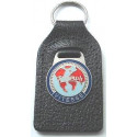 TRIUMPH Vitesse blue LEATHER KEYRING