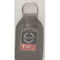 TRIUMPH tr7 noir LEATHER KEYRING