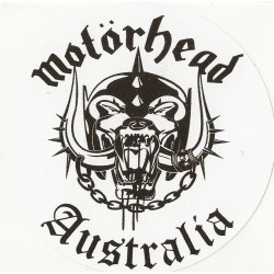 Sticker " MOTORHEAD GERMANY "Blanc