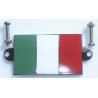  ITALIE Plaque émail à visser 50mm x 30mm