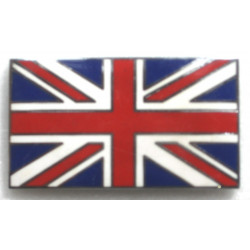  UK Plaque émail autocollante 50mm x 30mm