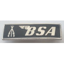 BSA bar black badge