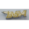 BSA cut out yellow enamel badge