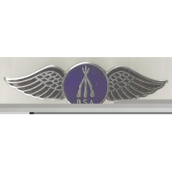 BSA arms wings enamel badge