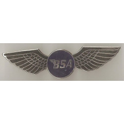 BSA wings enamel  badge