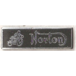 NORTON bar enamel badge