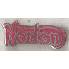NORTON red enamel badge