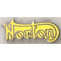 NORTON yellow enamel badge