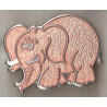 Eléphant rose Badge