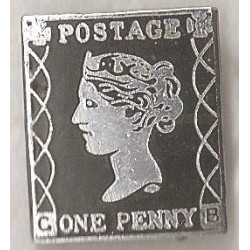 one penny postage badge 