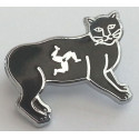 TT " Manx cat "  Enamel badge
