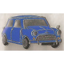 AUSTIN mini bleu badge 32mm x 18mm