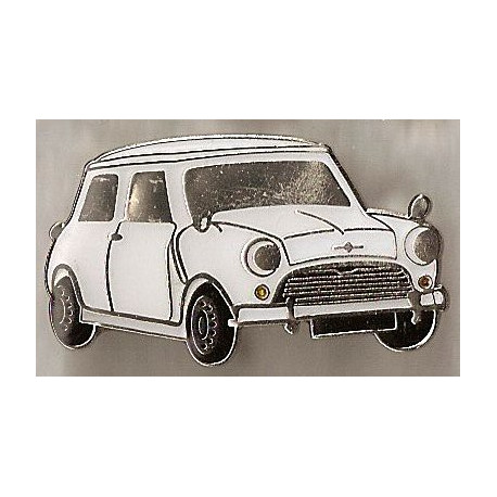 AUSTIN mini bleu badge