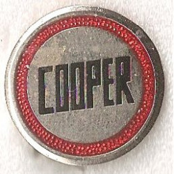 COOPER badge 19mm 