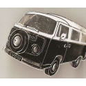 VW VOLSKWAGEN BUS COMBI  badge 40mm x 30mm