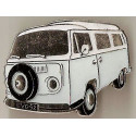 VW VOLSKWAGEN BUS COMBI  badge 40mm x 30mm