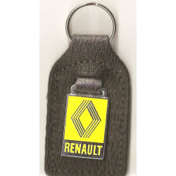 RENAULT  porte cles email cuir 