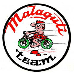 Sticker "MALAGUTTI " 90mm (une paire)